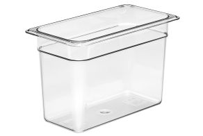 200mm Deep 1/3 Clear Polycarbonate GN Pan