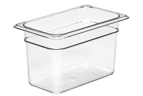 150mm Deep 1/4 Clear Polycarbonate GN Pan