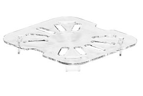 Clear 1/6 GN Drain Shelf