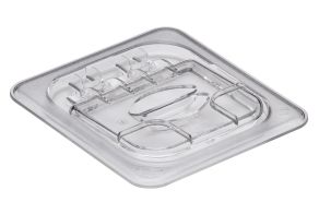 Clear 1/6 GN Solid FlipLid