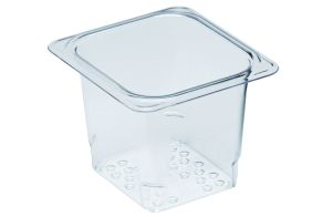 127mm Deep 1/6 Clear GN Colander Pan