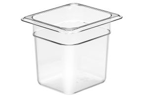 150mm Deep 1/6 Clear Polycarbonate GN Pan