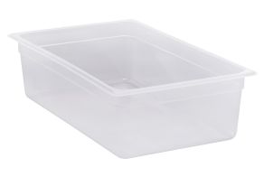 150mm Deep 1/1 Translucent Polypropylene GN Pan