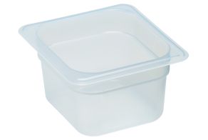 100mm Deep 1/6 Translucent Polypropylene GN Pan