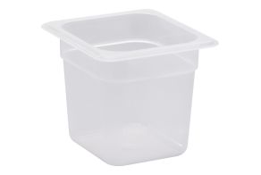 150mm Deep 1/6 Translucent Polypropylene GN Pan