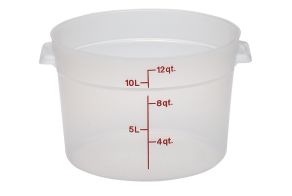 11.4L Polypropylene Translucent Round