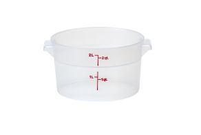 1.9L Polypropylene Translucent Round