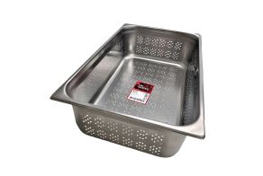 150mm Deep 1/1 Stainless Steel Perforated Gastronorm