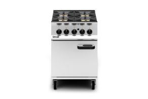 Lincat Opus 800 Natural Gas Free-standing Oven Range - 4 Burners - W 600 mm - 36.8 kW