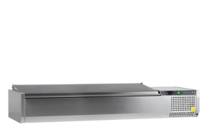 VK38-160 S/S LID Vitrine Cooler GN1/3