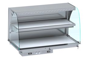 DROP-IN CURVED HEATED CERAMIC DISPLAY WALL MODEL - WHITE 5/1