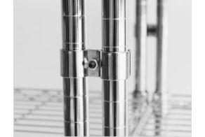 SET OF 2 POLE CLAMPS CHROME FOR 7530.0005-0010-0015-0020