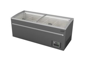 SUPERMARKET CHEST FREEZER GREY 2100 AUTOMATIC DEFROST