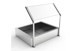 GLASS COVER 3/1 GN SELF SERVICE   FOR 7013.2710