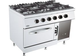 BASE 700 GAS STOVE 6 BU. WITH GAS OVEN