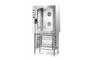 GIORIK CONVECTION OVEN, GAS  895X768X965MM. (LXDXH), CAP. 10X 1/1 GN  TEMP. +50/+280°C, 0,9 + 19 KW,  230 VOLT, 160 KG