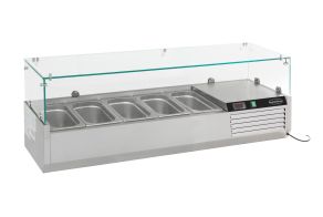 REFRIGERATED COUNTER TOP 1/4 GN x 5