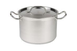 DEEP STOCKPOT MID HIGH SS + LID ø28 10L