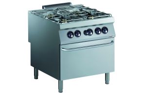 PRO 900 GAS RANGE 4 BU. WITH GAS OVEN