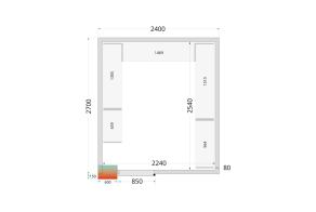 CRPF2427WD Cold Room