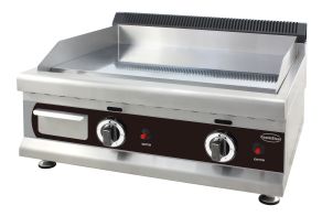 GAS FRY TOP CHROME 650
