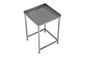 WORKTABLE CORNER WITH INTEGRATED DRIP-TRAY 650X650