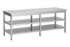 600 WORKTABLE 2 SHELVES 2800