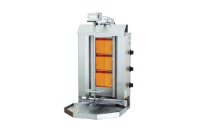 GYROS GRILL GAS MOTOR ON TOP 3 HEATING ZONES