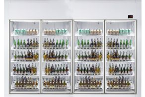 COLD ROOM 3600x1200x2200 4 GLASS DOORS  *TRANSPORT ON REQUEST*