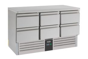 REFRIGERATED COUNTER 6 DRAWERS