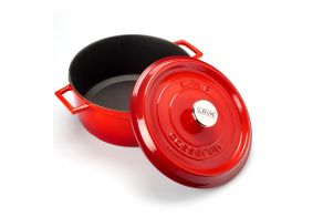 LAVA CAST IRON CASSEROLE Ø24 RED