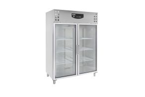 REFRIGERATOR SS 2 GLASS DOORS