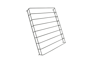 SHELF PARTITIONS BLACK FOR 7526.0100