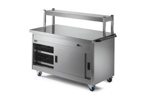 Lincat Panther 800 Series Free-standing Hot Cupboard - Bain Marie Top - 4GN - W 1530 mm - 4.9 kW