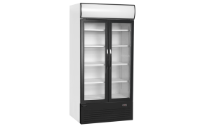 FSC1000H 2-door display cooler with canopy