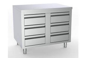 700 WORKTABLE WITH 6 DRAWERS 1000