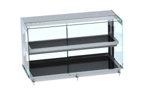 DROP-IN CUBIC HEATED CERAMIC DISPLAY - BLACK 3/1