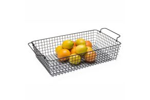 1/1 GN Black Wire Display Basket