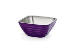 1.7L Purple Square Insulated Bowl