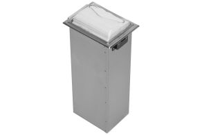 Clear/St Steel Fullfold In-Counter Napkin Dispenser
