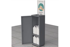 Hand Sanitiser Station with Single Pump