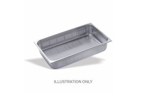 200mm Deep 1/1 Stainless Steel Perforated Gastronorm