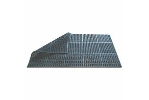 D1500mm Black Natural Rubber Floor Mat