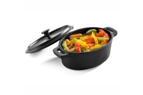 Mini Cast Iron High Oval Pan 93mm