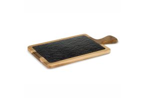Slate And Acacia Board 180mm