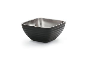 4.9L Black Square Insulated Bowl