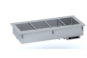 DROP-IN BAIN-MARIE UNIT 3/1 - AUTOMATIC WATER FILLING