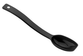 Black Solid Salad Spoon