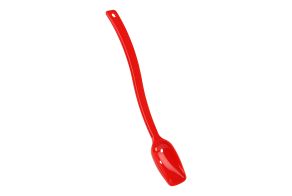 Red Perforated Salad Spoon