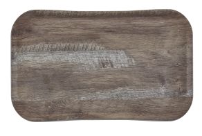 Dark Oak Versa Century Textured Clear Tray 325x530mm